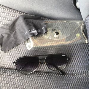 Quay Australia x Desi Perkins Mini Black Aviators